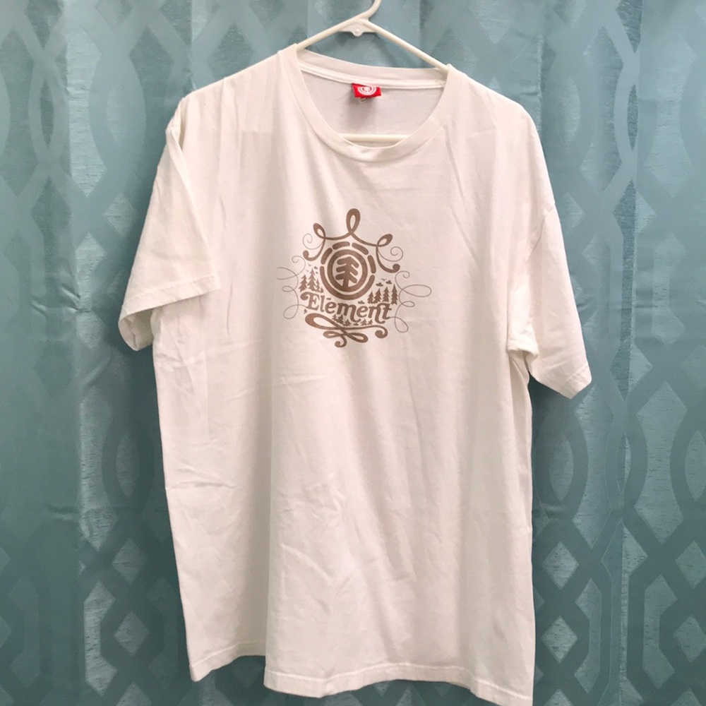 Element men’s size XL short sleeve tee shirt white